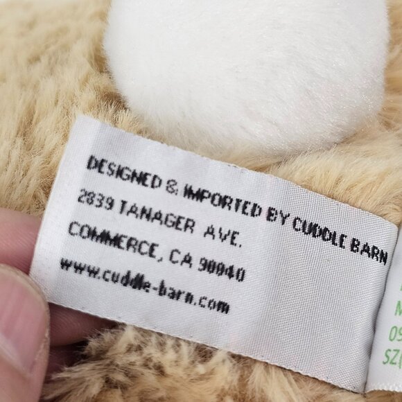 Cuddle Barn Bunny Chick Plush Tan Yellow Stuffed Animated Easter Musical Works - Picture 14 of 15